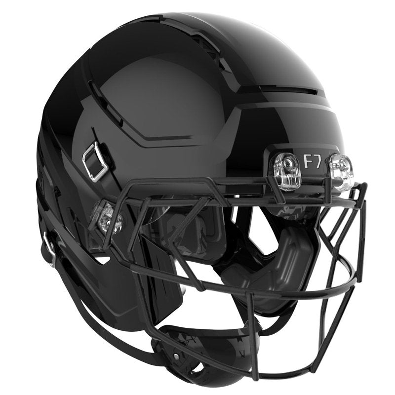 Football Helmet with Onboard Fit System - Large Molded Gloss Black