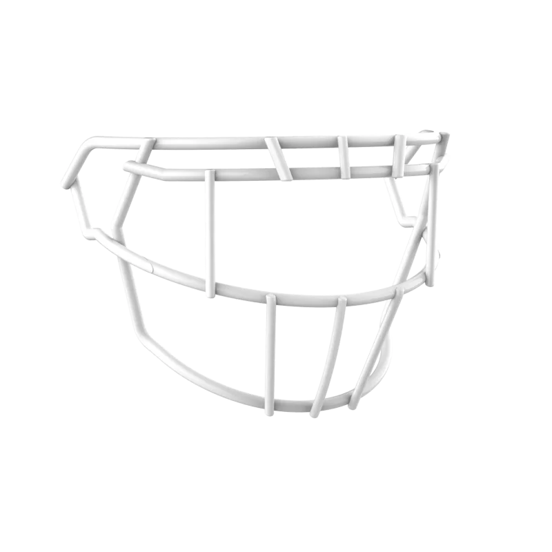 Football Facemask Carbon Steel White for Schutt F7 Helmets - All Sizes & Colors