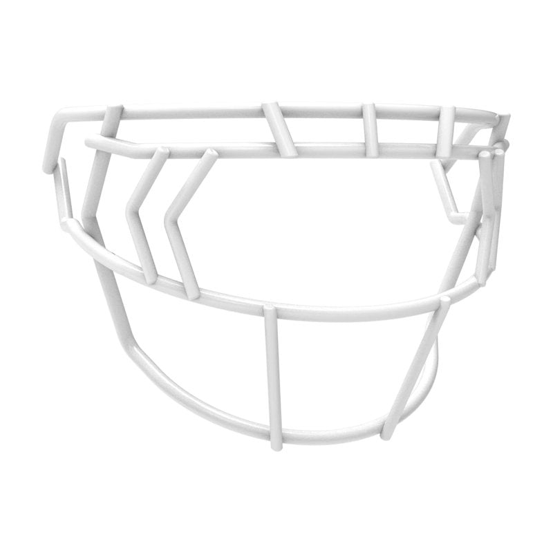 Premium Carbon Steel Football Facemask for Schutt F7 Helmets White