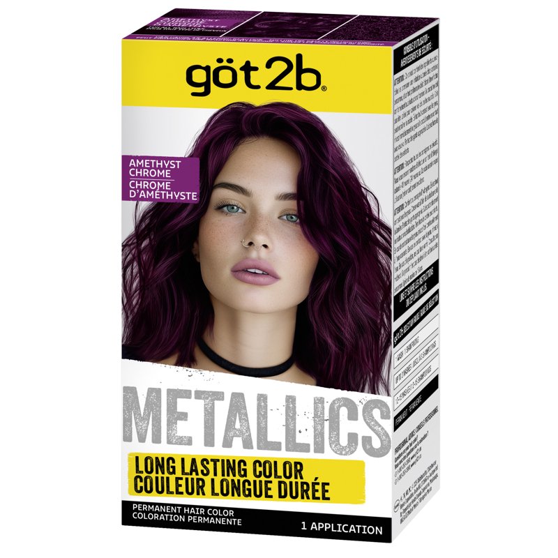 Permanent Hair Dye Kit - Metallic Shades for Vibrant Hair Color