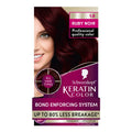 Permanent Hair Dye Kit with Keratin & Gray Coverage - Multiple Shades