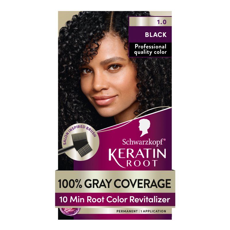 Root Touch-Up Hair Color Kit for Gray Coverage, Long-Lasting Permanent Dye