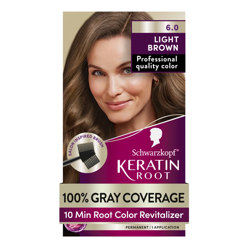 Root Touch-Up Hair Color Kit - Permanent, Long-Lasting Shades for Gray Coverage