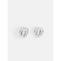 Multi Band Sculpted Hoop Earrings for Women - Silver & Gold Options