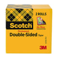 Double-Sided Tape Clear 0.50 x 1296 Inches - Pack of 2 for Mounting & Crafting