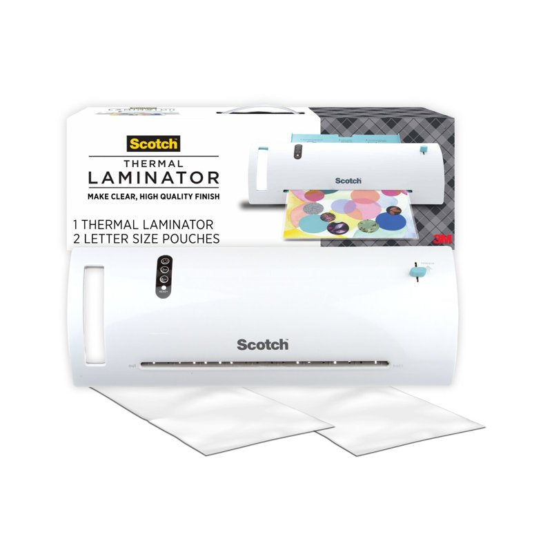 Thermal Laminator for Documents and Photos with 2 Pouches - Letter Size