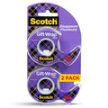 Clear Gift Wrap Tape 3/4 in. x 50 ft. with Dispenser - Strong & Disappearing