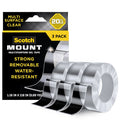 Heavy Duty Clear Mounting Tape - Holds Up to 20 lbs, 1.18 in x 118 in, 3 Pack