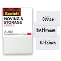 Self-Adhesive Moving Labels for Boxes and Containers - 25 Pack, 4.62 x 2.87 inches