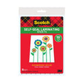 Self-Seal Laminating Sheets Letter Size 10 Pack - No Machine Needed
