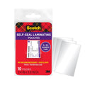 Self-Sealing Laminating Pouches for Business Cards, 2.4 x 3.8 Inches, Pack of 10