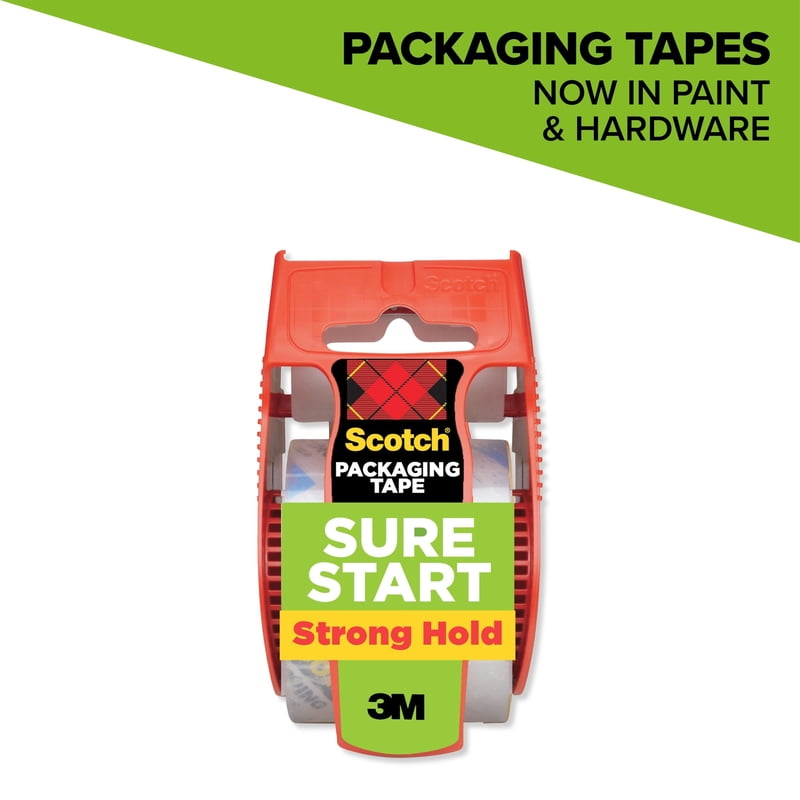 Clear Packaging Tape 1.88" x 50 Yards - Strong & Easy Start Shipping Tape