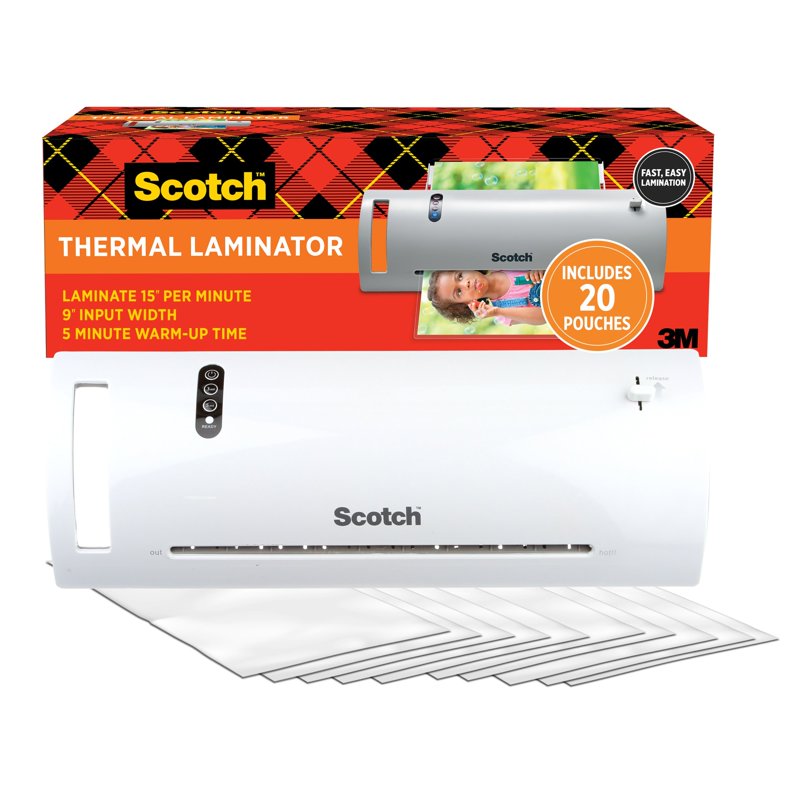 Thermal Laminator Machine for Documents Photos Up to 9 Inches Wide