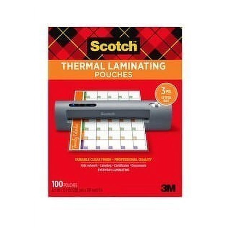 Thermal Laminating Pouches 8.9 x 11.4 Inches, Pack of 6 - Office Supplies