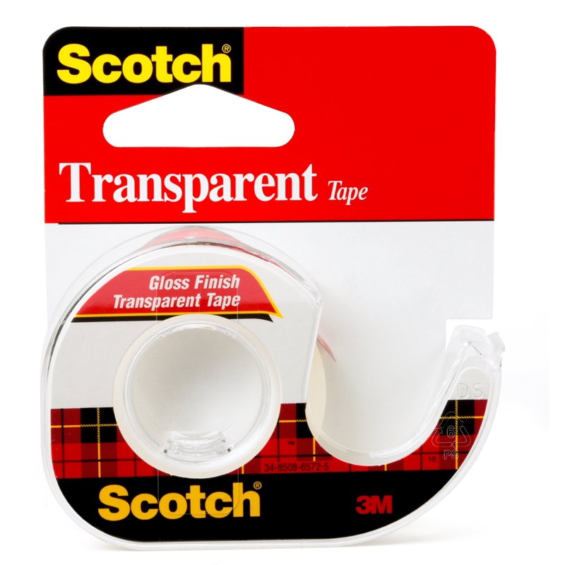 Clear Multipurpose Tape Refill Rolls - 1/2" x 450" for Office & Home