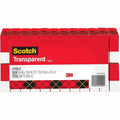 Scotch Transparent Tape, 3/4 in x 1000 in, 24 Boxes - Single Variation