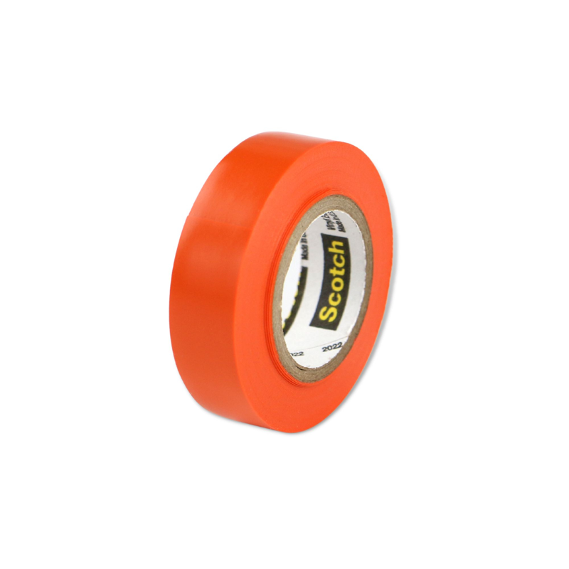 Electrical Tape Vinyl Insulation Tape 1/2 in. x 20 ft. Orange Multipack