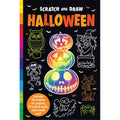 Halloween Scratch and Draw Art Book with 30 Projects for Kids