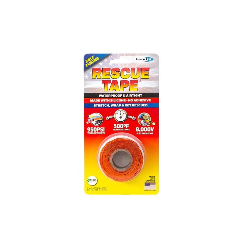 Self-Fusing Silicone Tape - Waterproof, Heat-Resistant, Emergency Repair