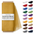 Premium Polyester Tulle Fabric Bolt 54 Inch Wide - 40 Yards for Wedding Decor Crafts