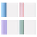 40 Pack Clear Report Covers with Sliding Bar - A4 & Letter Presentation Folders