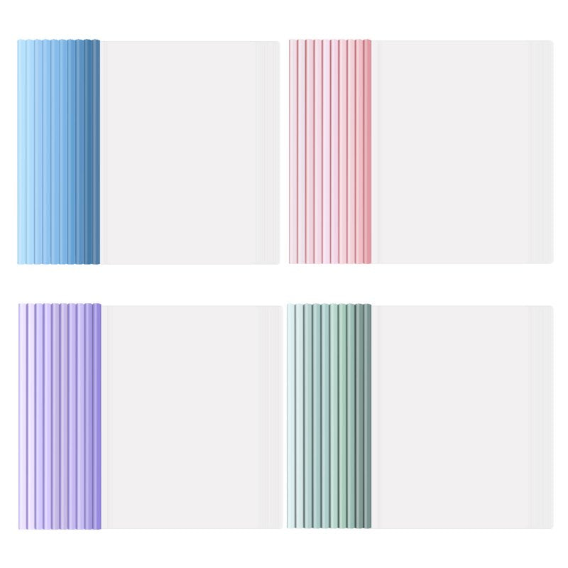 40 Pack Clear Report Covers with Sliding Bar - A4 & Letter Presentation Folders