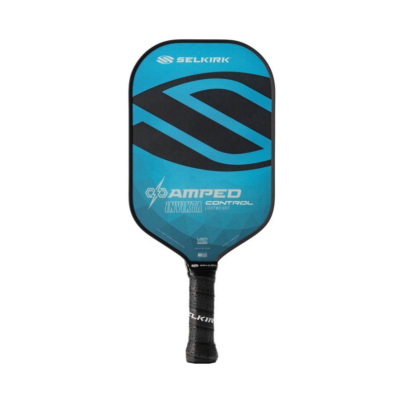 Selkirk Amped Control Pickleball Paddle Blue – Lightweight FiberFlex Face, X5 Core, USAPA Approved
