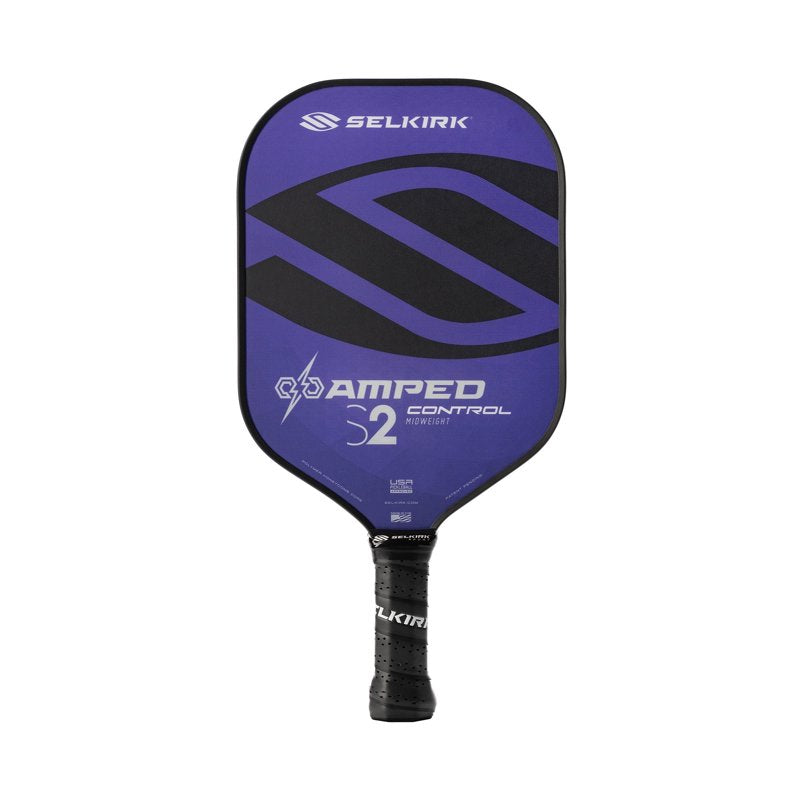 Selkirk Amped Control S2 Pickleball Paddle – Purple, Midweight, USAPA Approved