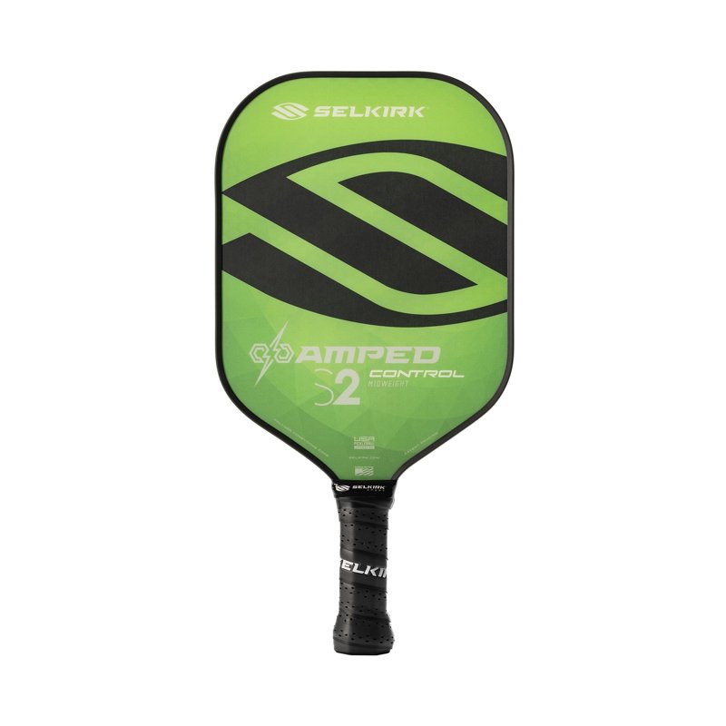 Selkirk Amped Control S2 Pickleball Paddle - Green, Midweight USAPA-Approved