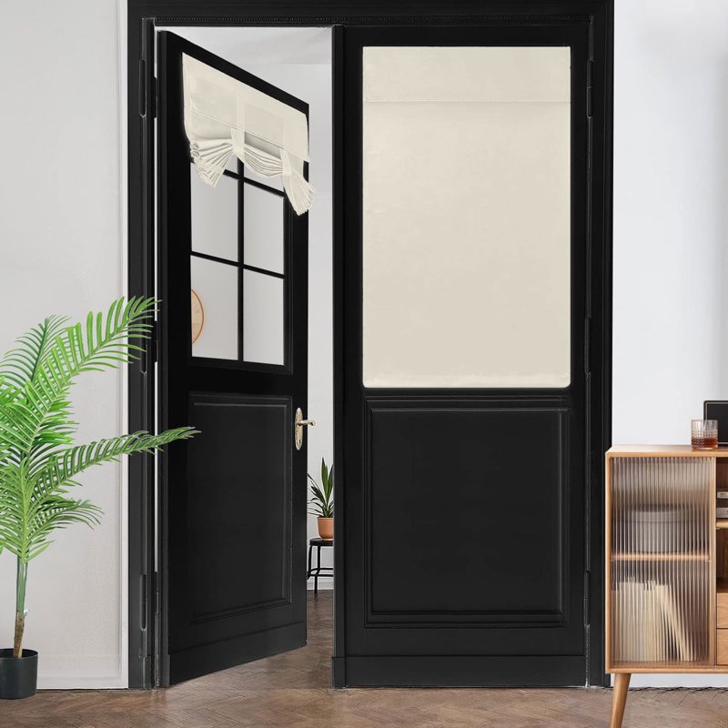Blackout Insulated Door Curtain for French Doors, Patios & Bedrooms - 26x40 Inches