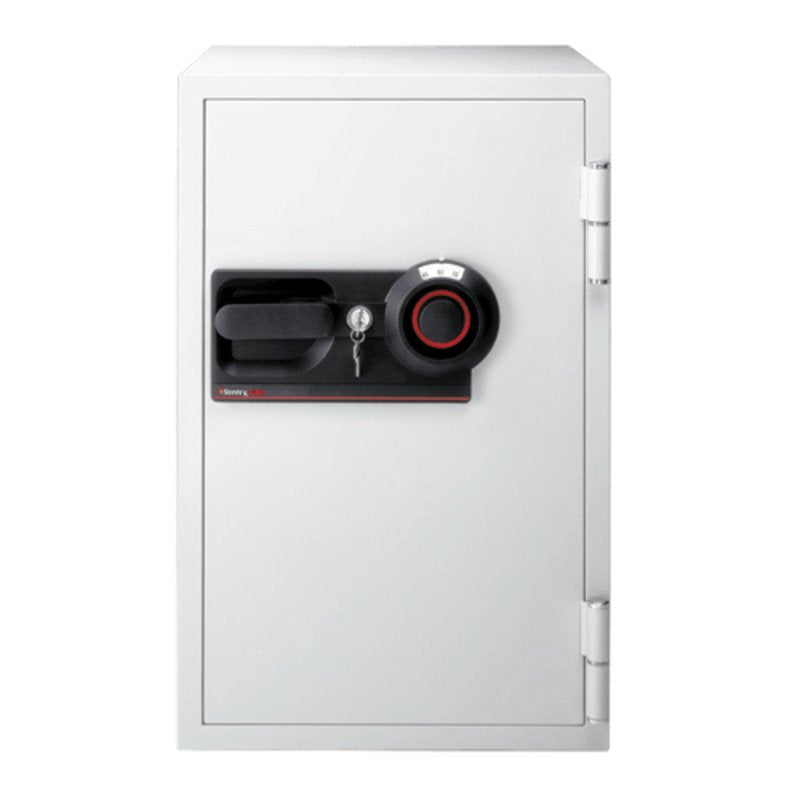 Fireproof Business Safe with Combination Dial Lock 3 Cu Ft Light Gray