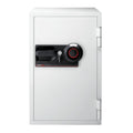 Fireproof Business Safe with Combination Dial Lock 3 Cu Ft Light Gray