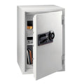 Fireproof Business Safe with Combination Dial Lock 4.59 Cu Ft - Light Gray
