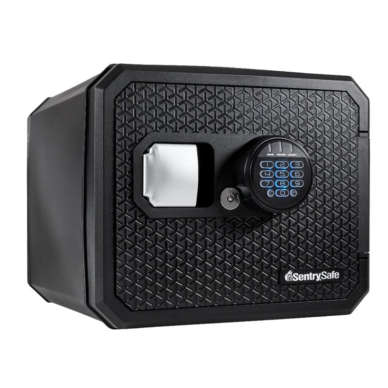 Fireproof Waterproof Security Safe with Digital Keypad 0.82 Cu Ft Black