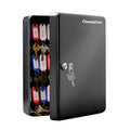 Wall Mount Key Box with Tags and Secure Lock - 11.8 x 9.4 x 3.9 Inches