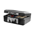 Fire-Resistant Safe with Key Lock 0.25 Cu. Ft. for Documents & Electronics