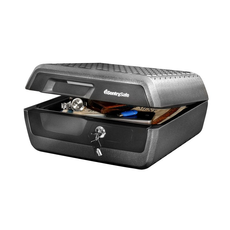 Fireproof Water-Resistant Safe with Key Lock 0.36 Cu Ft for Home & Office