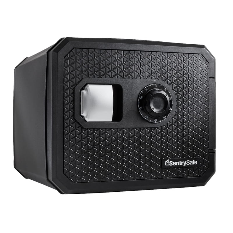 Fireproof Security Safe with Combination Lock 13.7x16.4x18.8 in Black