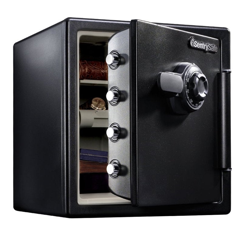 Fire & Water Resistant Security Safe 1.2 Cu Ft with Combination Lock