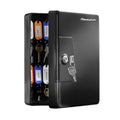 Key Cabinet with 25 Key Hooks and Secure Locking - Organization & Security Safe