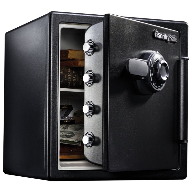 Fire-Resistant Waterproof Safe with Combination Lock 1.23 Cu Ft