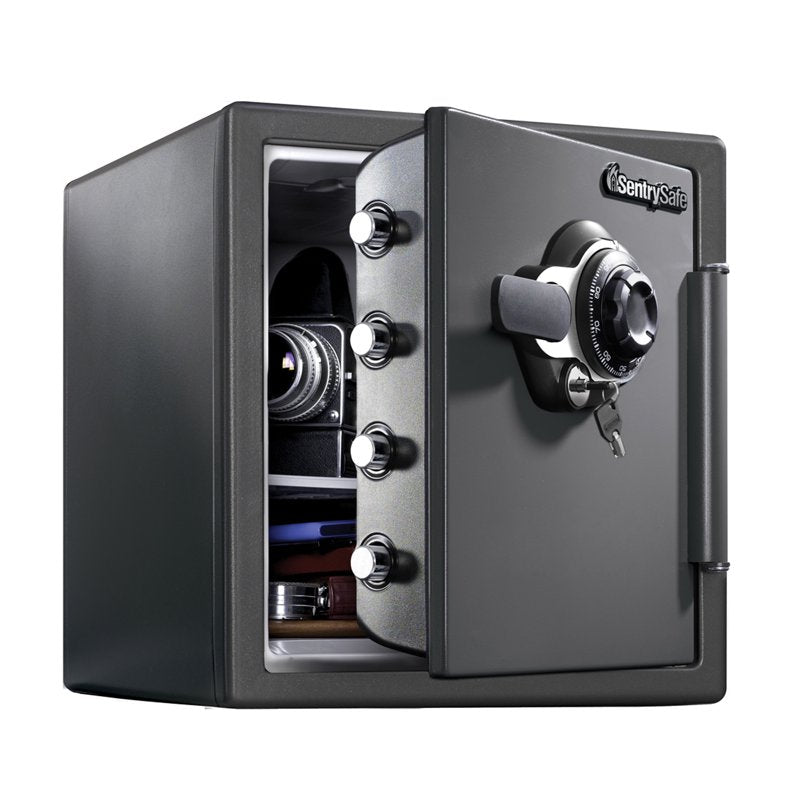 Fire and Water Resistant Security Safe 1.2 Cu Ft with Combination Lock