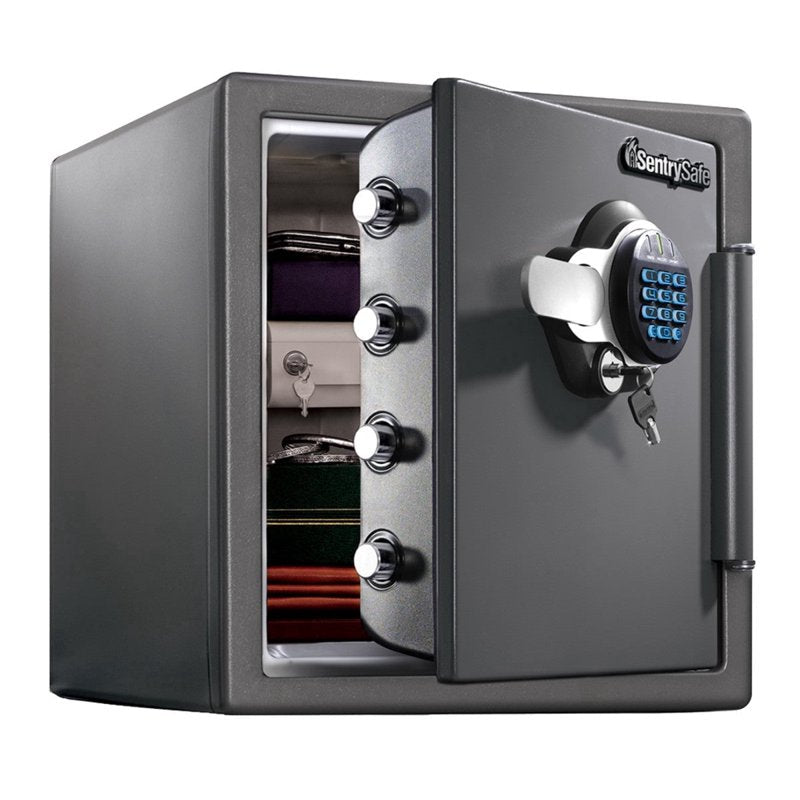 Fireproof Waterproof Security Safe with Digital Keypad - 1.2 Cu Ft