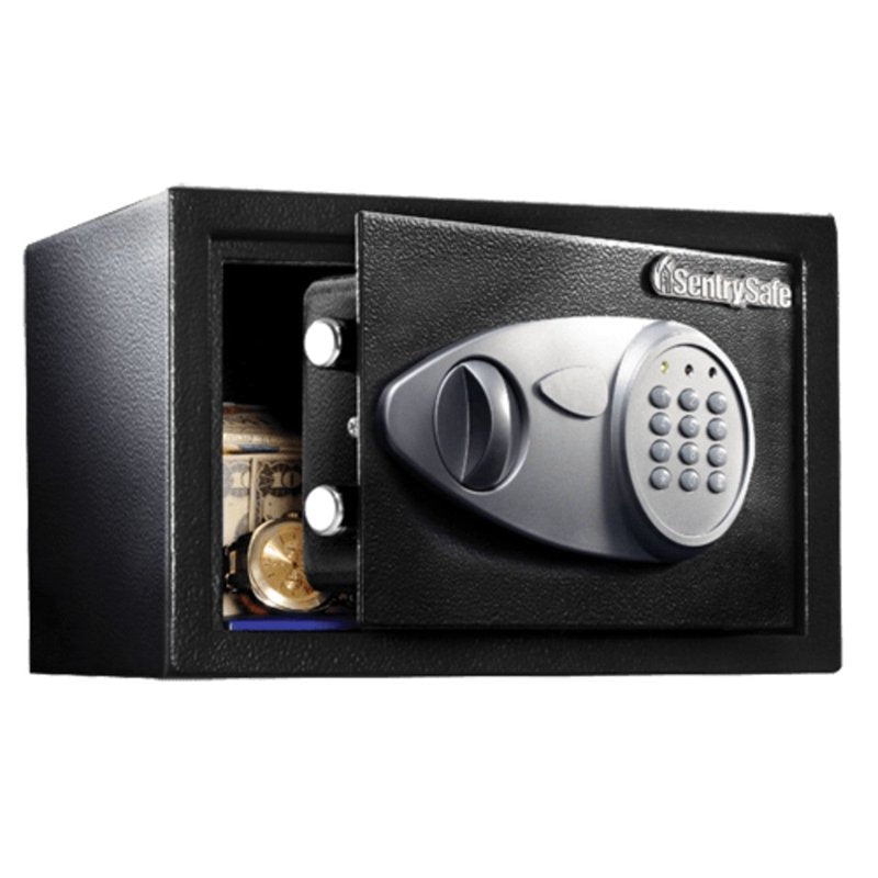 Security Safe with Digital Keypad Lock 0.41 Cu Ft Black Gun Safe