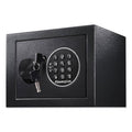 Electronic Security Safe - Pry-Resistant Steel Lock Box for Valuables, Fits Laptops