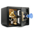 Electronic Safe Box with Fingerprint & Keypad Lock, Steel Security Safe for Home & Office