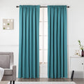 Blackout Window Curtain Panels Set - Thermal Insulated Light Blocking for Living & Bedroom