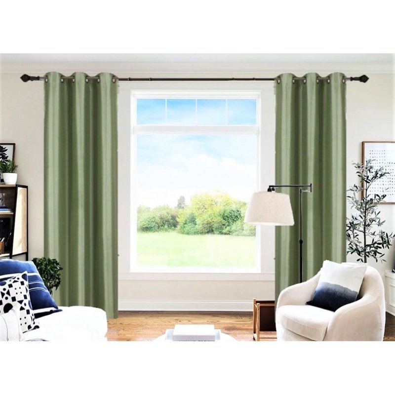 Blackout Window Curtain Panels Set of 2 - Light Filtering & Noise Reducing, 84 Inch