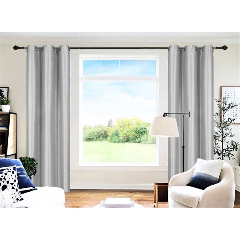 Blackout Window Curtain Panels Set of 2 - Room Darkening 84 Inch Length