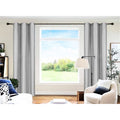 Blackout Window Curtain Panels Set of 2 - Room Darkening 84 Inch Length